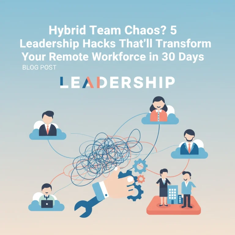 Hybrid Team Chaos? 5 Leadership Hacks to Transform Remote Workers
