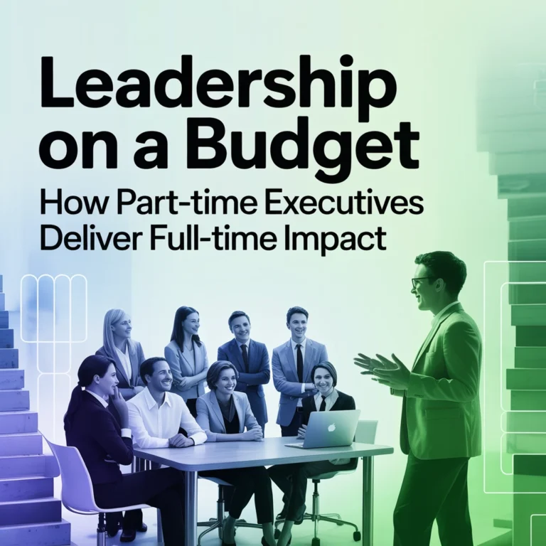 Leadership on a Budget: How Part-Time Executives Deliver Full-Time Impact